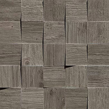 Мозаика Axi Grey Timber Mosaico 3D 35x35